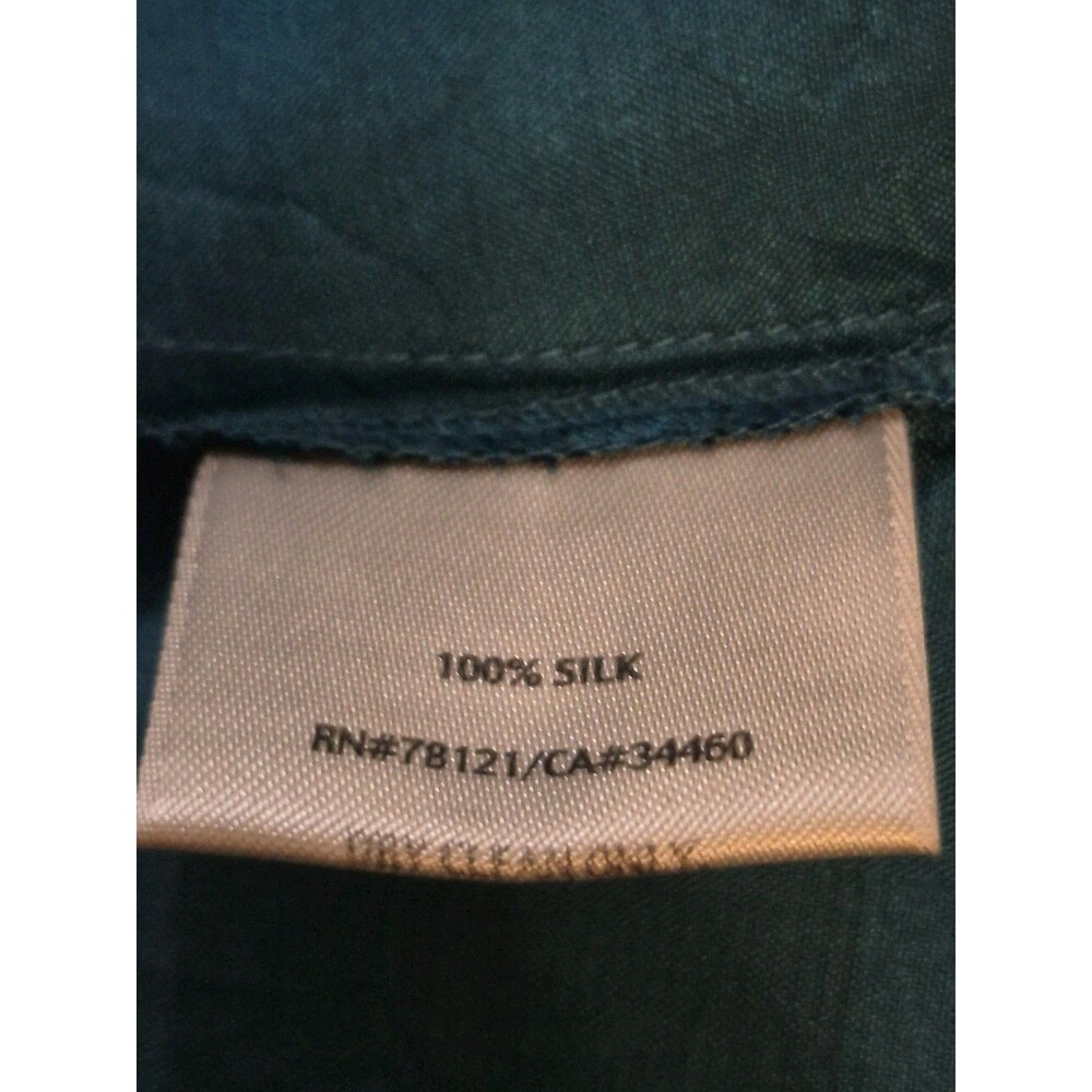 Eileen Fisher L 100% Silk Top Quiet Luxury Old Money Boss Lady - Picture 4 of 7